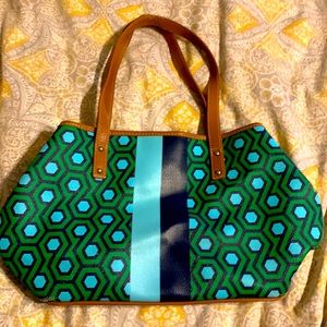 Nine West purse green n blue